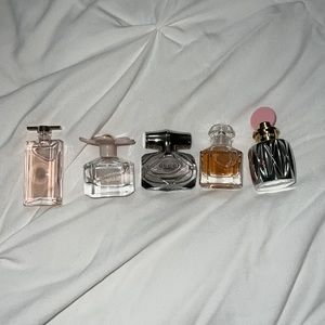 Luxury Mini fragrance bundle with makeup bag